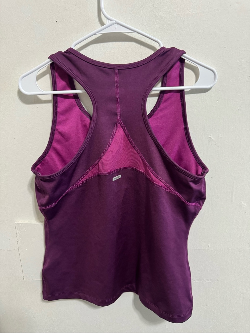 Energy Zone Two-Tone Purple Racerback Tank - Picture 2 of 4